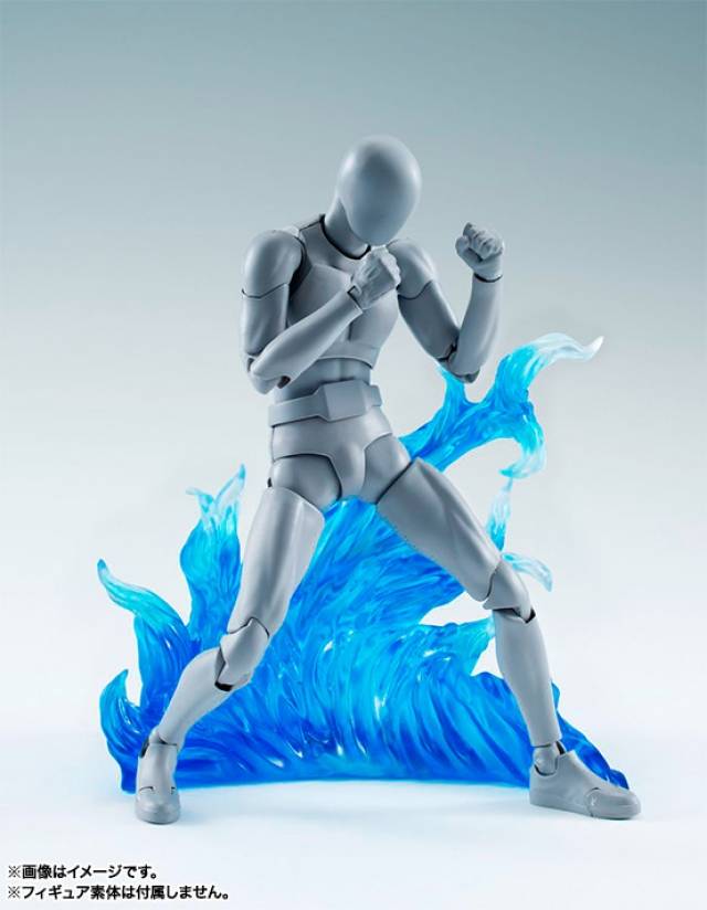 Burning Flame Blue Version S.H. Figuarts Tamashii Effects | Bandai Tamashii Nations