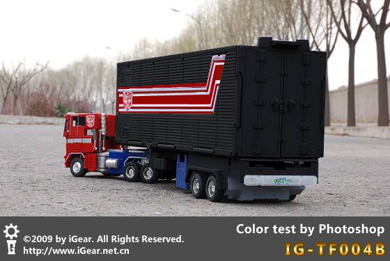 Masterpiece big Trailer Black Colors | Igear Mini Warriors