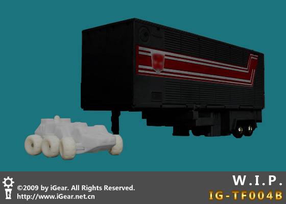 Masterpiece big Trailer Black Colors | Igear Mini Warriors