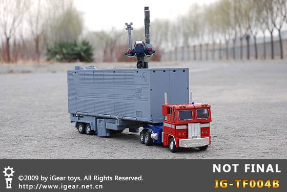 Masterpiece big Trailer Black Colors | Igear Mini Warriors