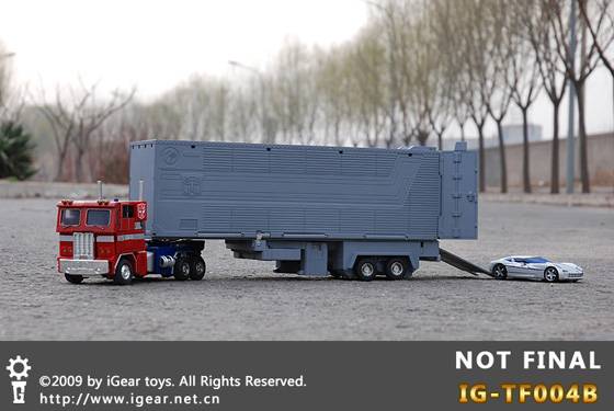 Masterpiece big Trailer Black Colors | Igear Mini Warriors