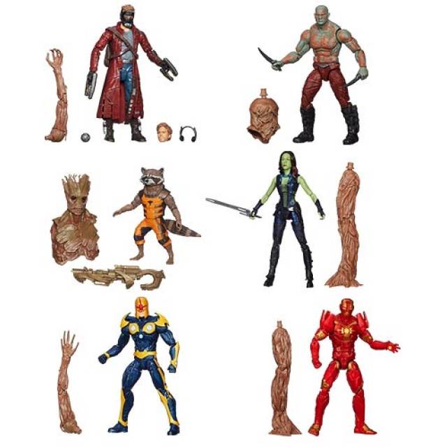 Marvel Platinum Legends - Guardians of the Galaxy Series 01 - Set of 6 Figures