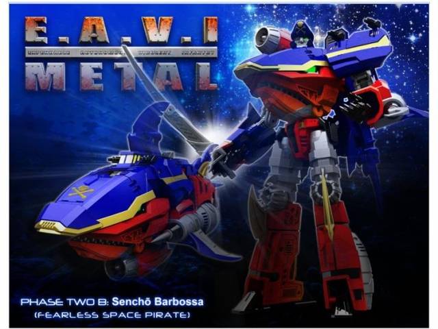 Sencho Barbossa and Haiku Set of 2 EAVI Metal  Phase 2 | KFC Toys