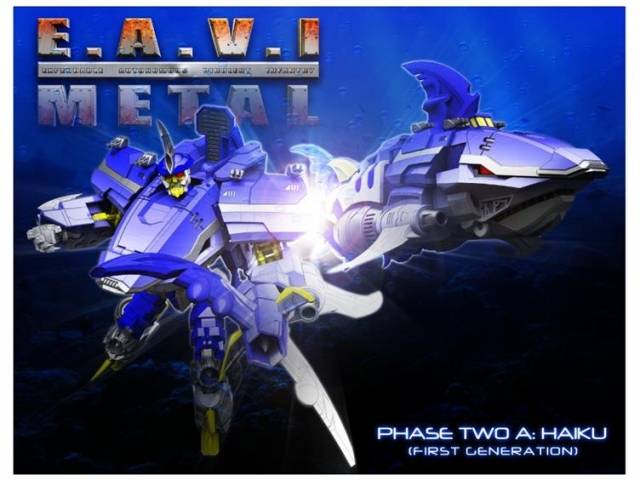Sencho Barbossa Haiku and Tsunami Set of 3 EAVI Metal  Phase 2 | KFC Toys
