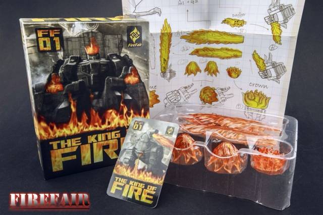 FF-01 the King of Fire Transformers Masterpiece Grimlock Add-on Kit | Fire Fair | Upgrade Kit