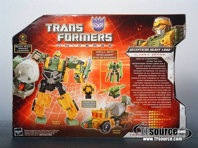 Voyager Class Decepticon Heavy Load with Drill Bit Mini-Con | Transformers Universe