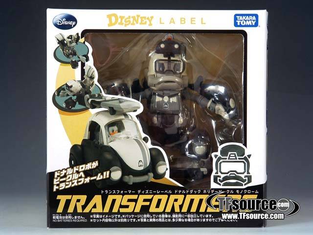 Donald Duck Black and White Version | Transformers Disney Label