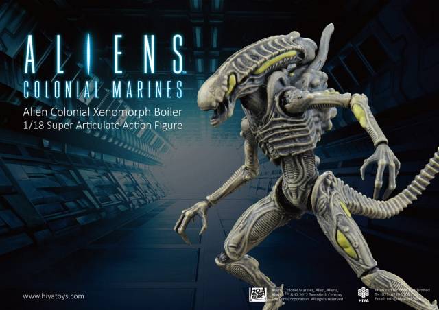 Alien Boiler   1:18 Scale | Aliens | Hiya Toys