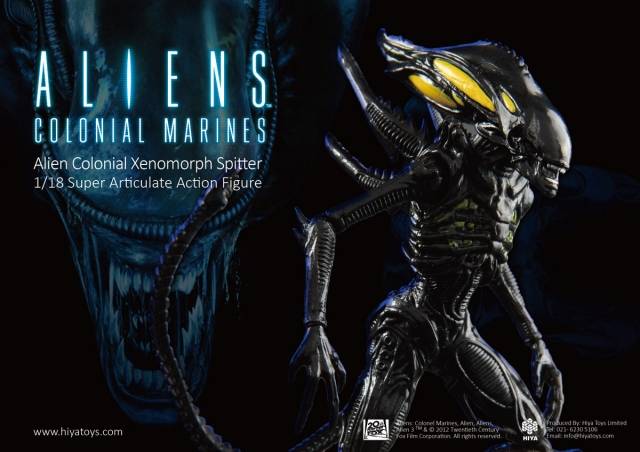 Alien Spitter 1:18 Scale | Aliens | Hiya Toys