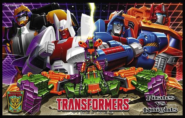 Pirates vs. Knights Boxed Set Botcon Exclusive | Transformers Convention Botcon 2014