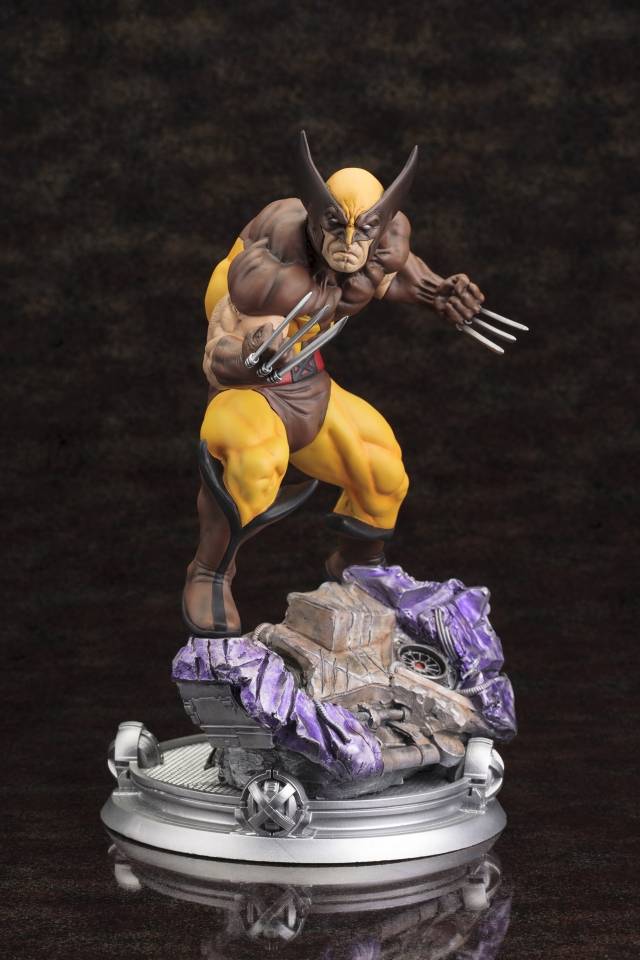 Wolverine Brown Costume  Fine Art Statue | Marvel | Kotobukiya