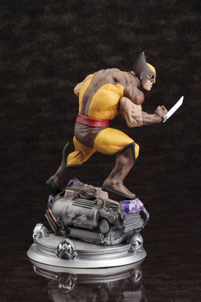 Wolverine Brown Costume  Fine Art Statue | Marvel | Kotobukiya