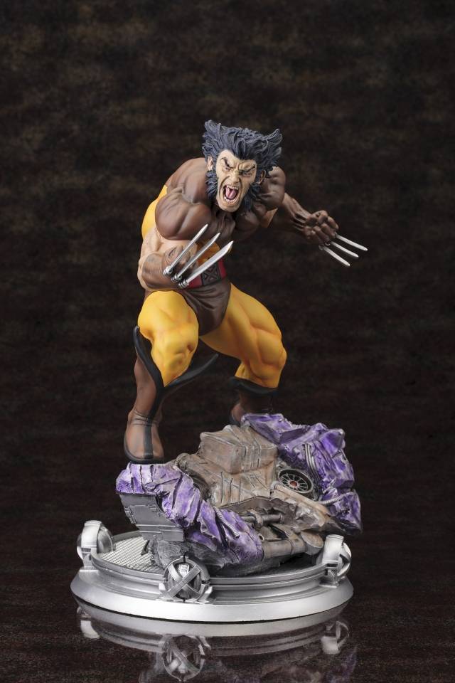 Wolverine Brown Costume  Fine Art Statue | Marvel | Kotobukiya