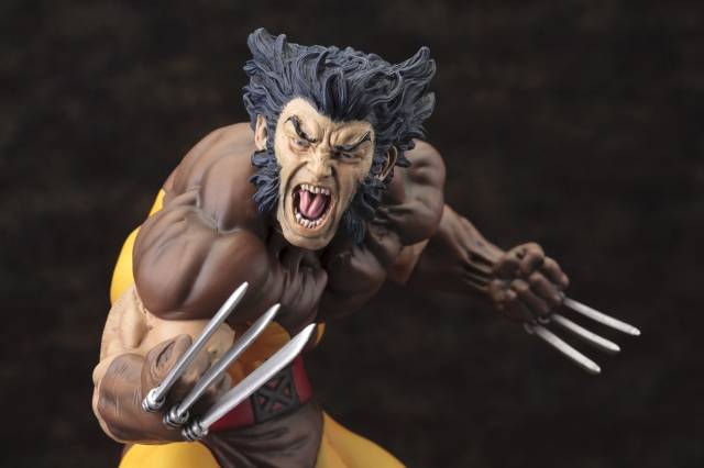 Wolverine Brown Costume  Fine Art Statue | Marvel | Kotobukiya