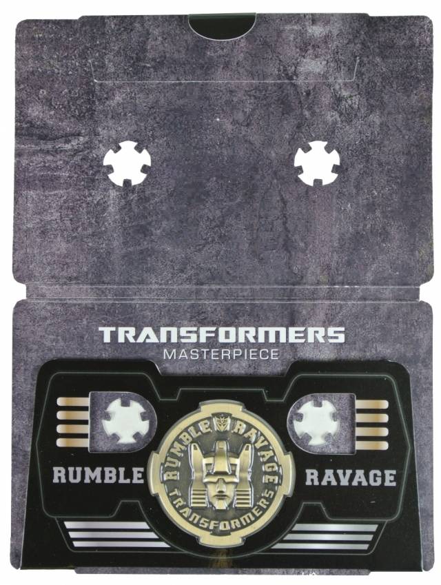 MP-15 Ravage and Rumble Collectors Coin | Transformers Masterpiece