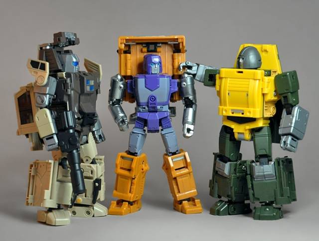 OTS-02 Brawny and OTS-03 Backland Set of 2 Figures | Badcube Old Time Series