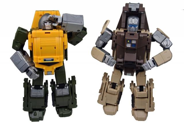OTS-02 Brawny and OTS-03 Backland Set of 2 Figures | Badcube Old Time Series