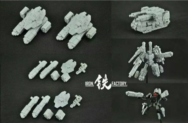 IF-EX02 Turrets and Manacle | Iron Factory | Upgrade Kit