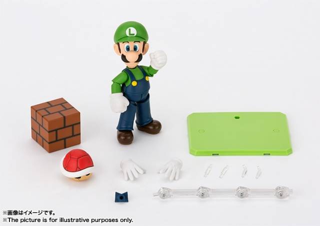 Luigi S.H. Figuarts | Bandai Tamashii Nations | Super mario bros