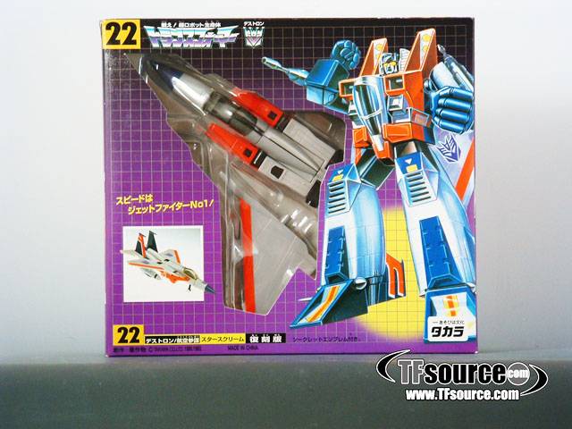 Transformers G1 22 Starscream | Transformers G1 Reissues