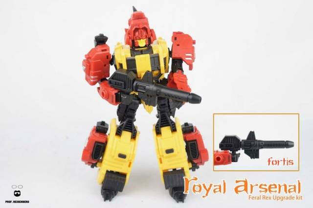 Royal Arsenal Weapons Set for Feral Rex | Professor Heisenberg | Upgrade Kit