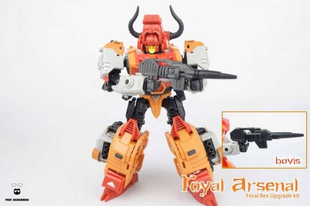 Royal Arsenal Weapons Set for Feral Rex | Professor Heisenberg | Upgrade Kit