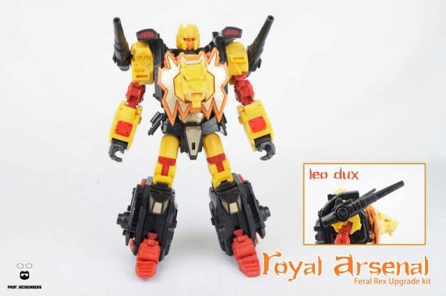 Royal Arsenal Weapons Set for Feral Rex | Professor Heisenberg | Upgrade Kit