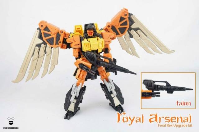 Royal Arsenal Weapons Set for Feral Rex | Professor Heisenberg | Upgrade Kit