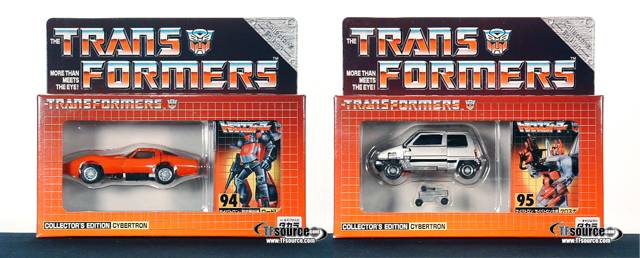 94 Roadrage and 95 Crosscut Set of 2 e-hobby Exclusive | Transformers G1 Collectors Edition