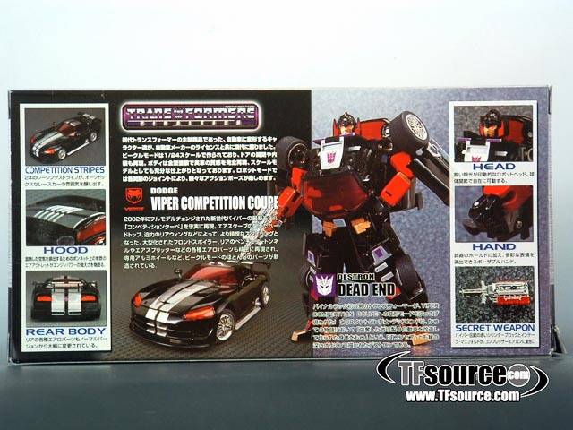 BT-05 Deadend | Dodge Viper | Transformers Binaltech