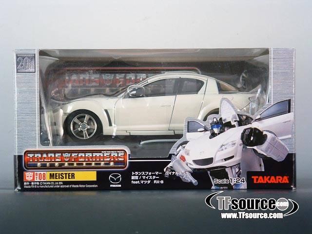 BT-08 Jazz Meister White Version | Mazda RX-7 | Transformers Binaltech