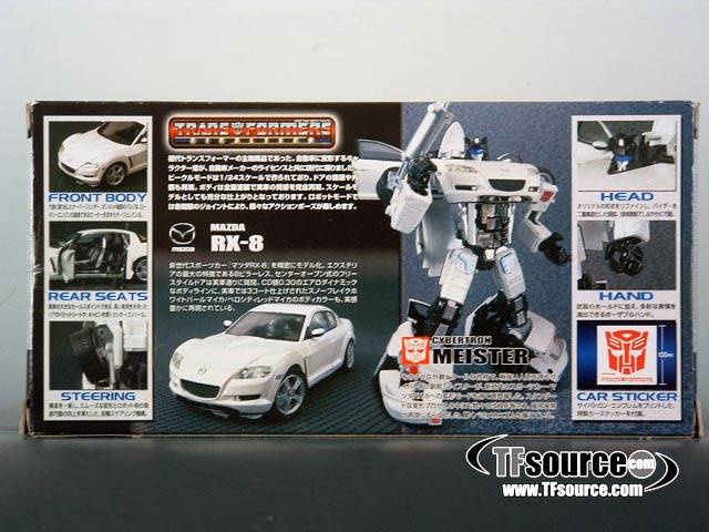BT-08 Jazz Meister White Version | Mazda RX-7 | Transformers Binaltech