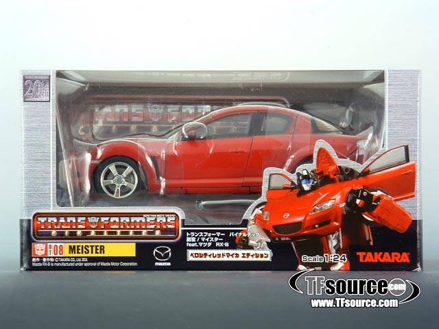 BT-08 Jazz Meister Red Version | Mazda RX-7 | Transformers Binaltech