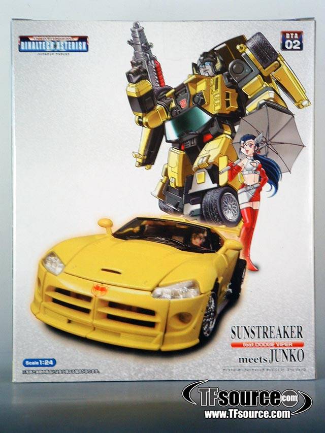 BTA-02 Sunstreaker with Junko | Dodge Viper | Transformers Binaltech Asterisk