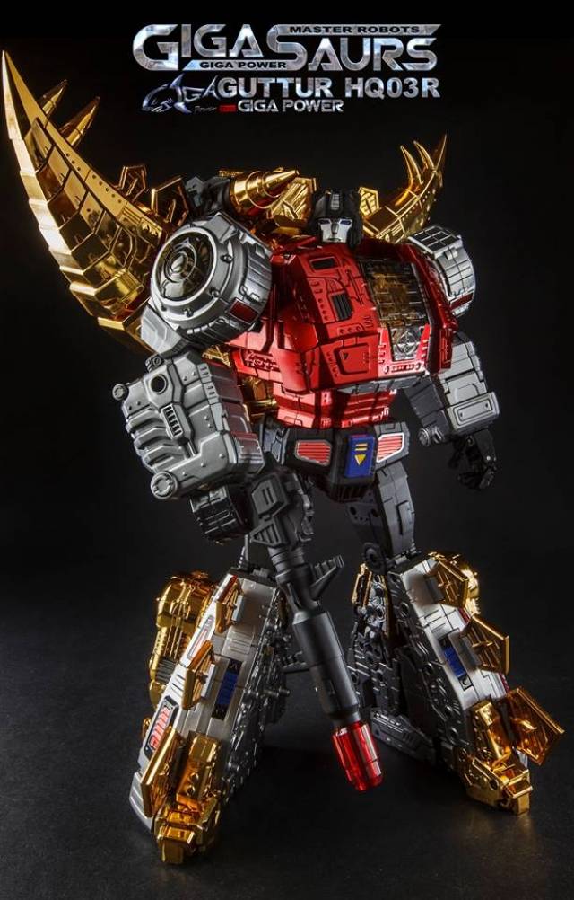 HQ-03R Guttur Chrome Version | GigaPower Gigasaurs