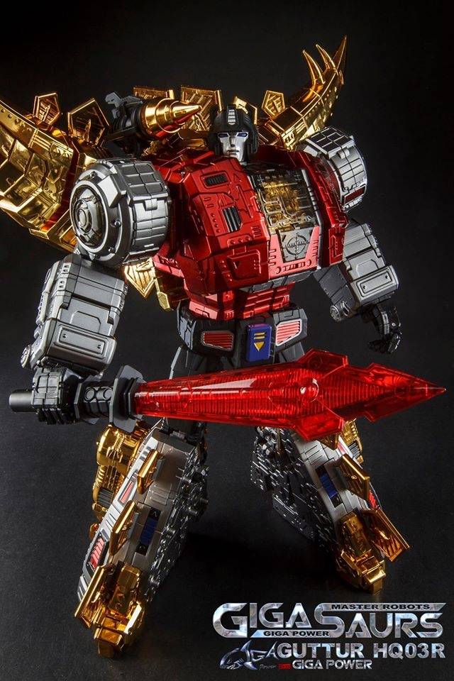 HQ-03R Guttur Chrome Version | GigaPower Gigasaurs