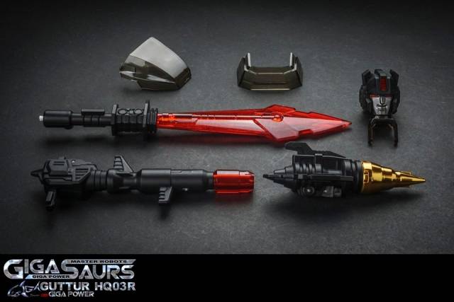 HQ-03R Guttur Chrome Version | GigaPower Gigasaurs