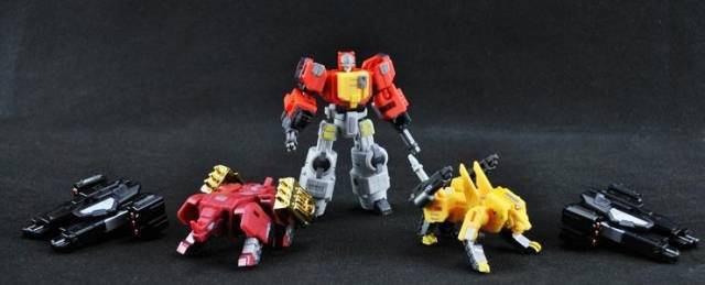 IF-EX03 Sonictech Bassrhino Leotrible Set of 3 | Iron Factory | Upgrade Kit