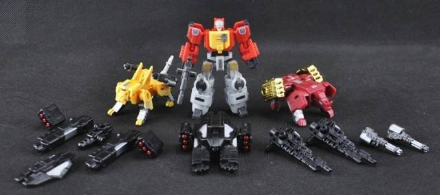 IF-EX03 Sonictech Bassrhino Leotrible Set of 3 | Iron Factory | Upgrade Kit