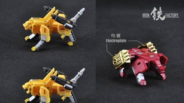 IF-EX03 Sonictech Bassrhino Leotrible Set of 3 | Iron Factory | Upgrade Kit