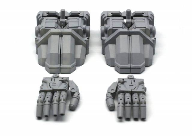 PC-01 Upgrade Kit Black Version for Transformers Combiner Wars Superion or Defensor | Perfect Effect | Upgrade Kit