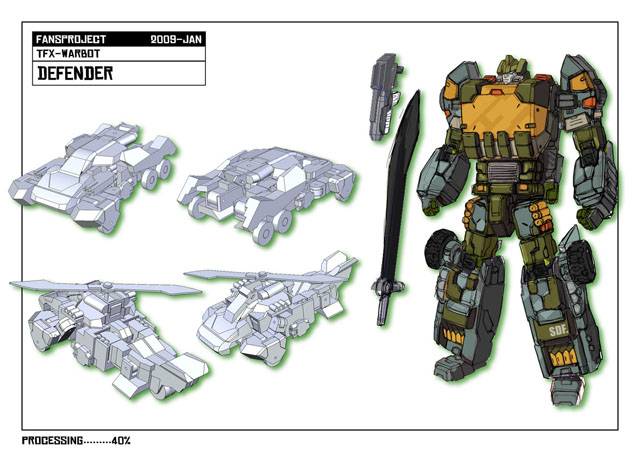 WB001 Defender | Fansproject Warbot