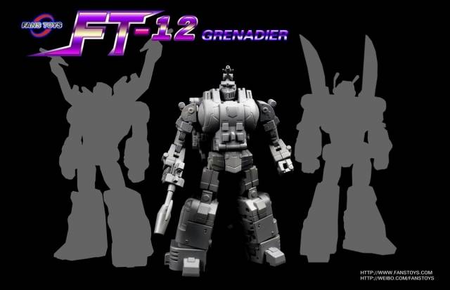 FT-12 Grenadier Grey Chest | Fans Toys