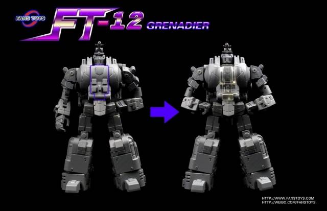 FT-12 Grenadier Grey Chest | Fans Toys