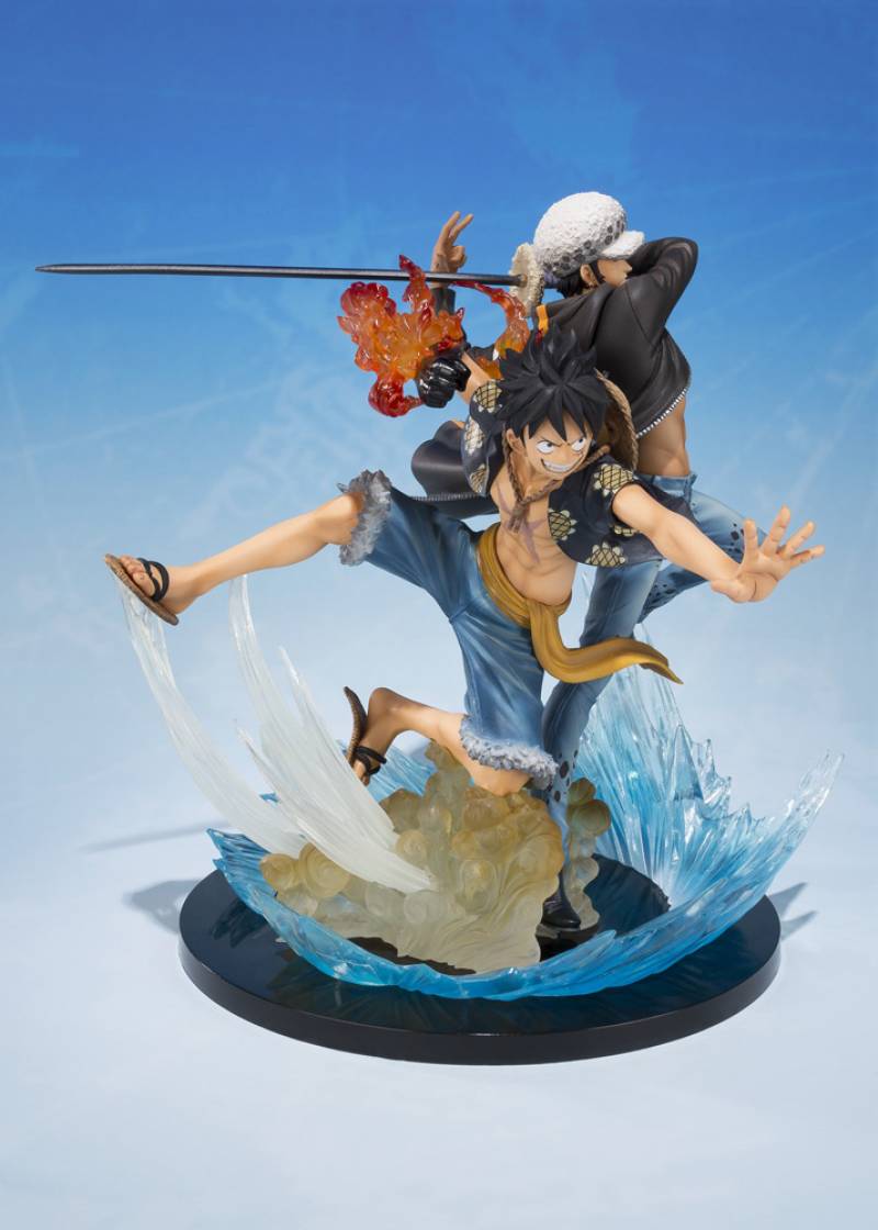 Monkey D Luffy and Trafalgar Law 5th Anniversary Edition S.H. Figuarts | Bandai Tamashii Nations | One piece