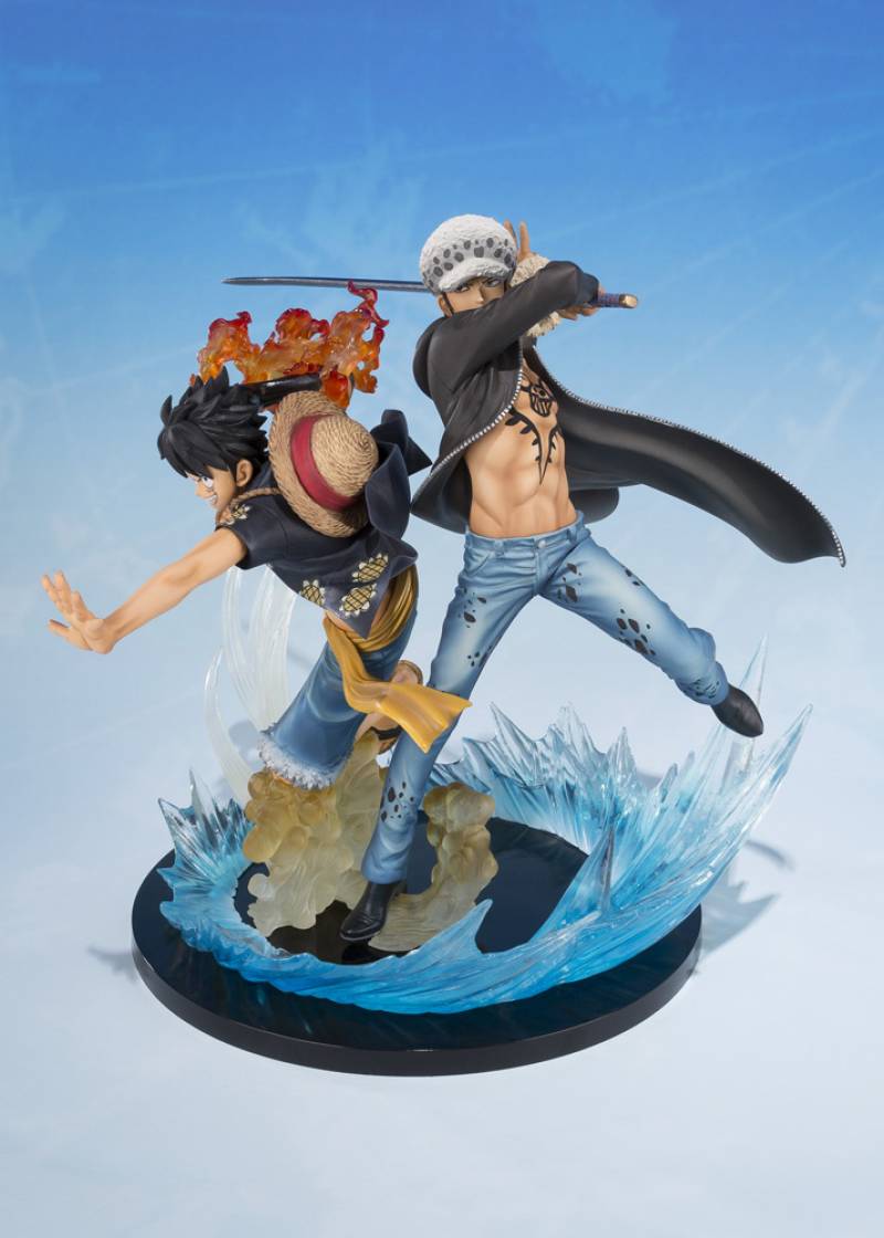 Monkey D Luffy and Trafalgar Law 5th Anniversary Edition S.H. Figuarts | Bandai Tamashii Nations | One piece
