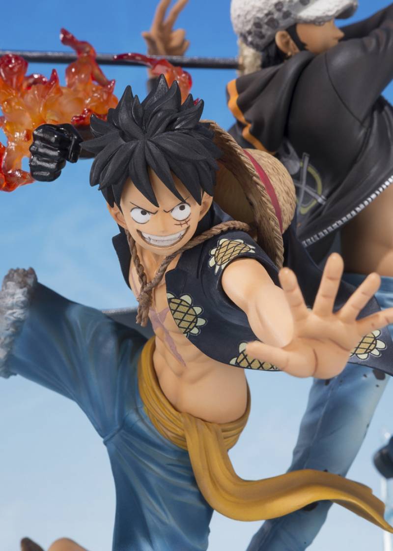 Monkey D Luffy and Trafalgar Law 5th Anniversary Edition S.H. Figuarts | Bandai Tamashii Nations | One piece