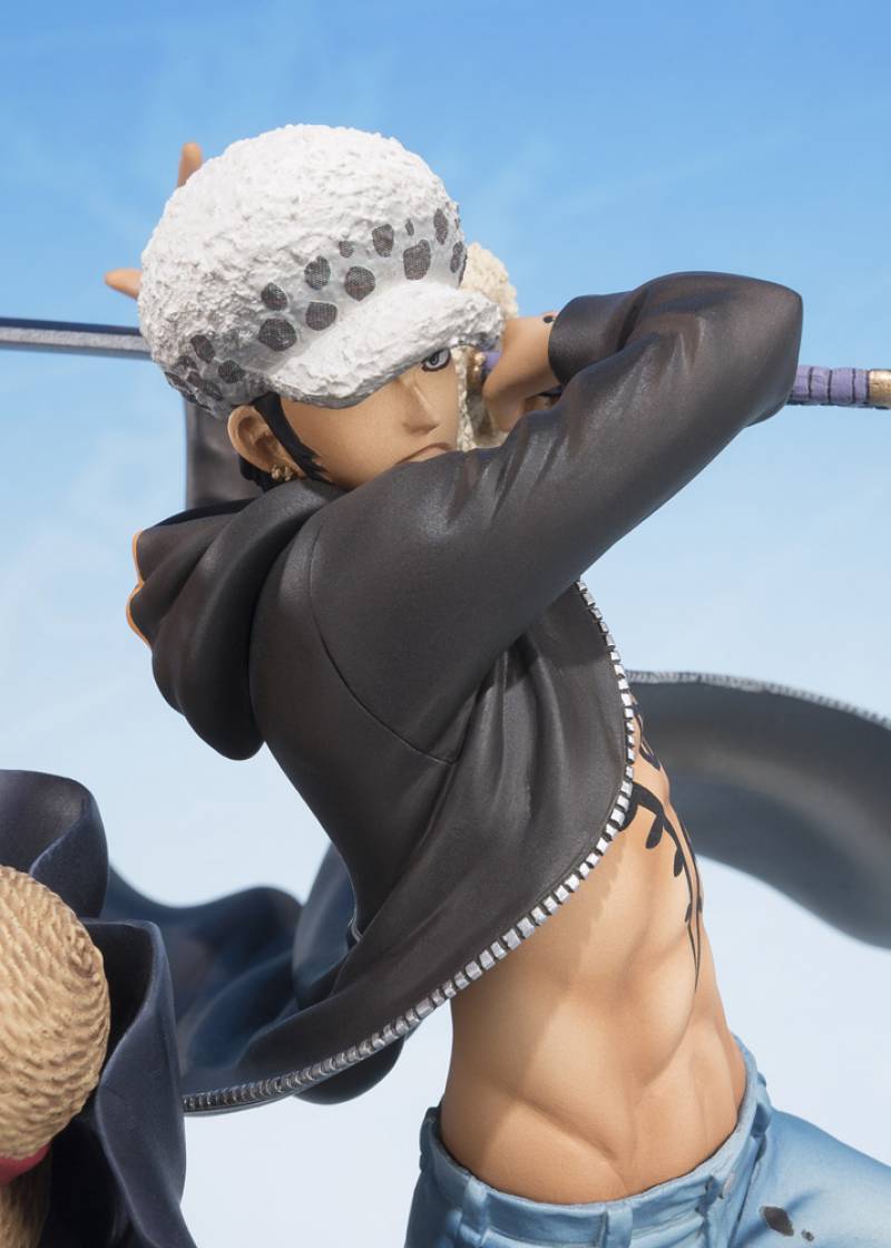 Monkey D Luffy and Trafalgar Law 5th Anniversary Edition S.H. Figuarts | Bandai Tamashii Nations | One piece