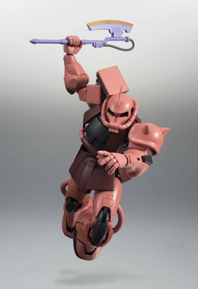 MS-06S Zaku II Char's Custom Model A.N.I.M.E. Version Robot Spirits | Bandai Tamashii Nations | Gundam Heavy Metal L-gaim