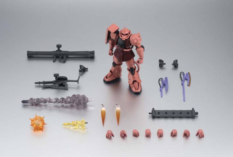 MS-06S Zaku II Char's Custom Model A.N.I.M.E. Version Robot Spirits | Bandai Tamashii Nations | Gundam Heavy Metal L-gaim
